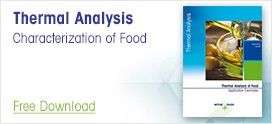 Thermal Analysis Applications for the Characterization of Food