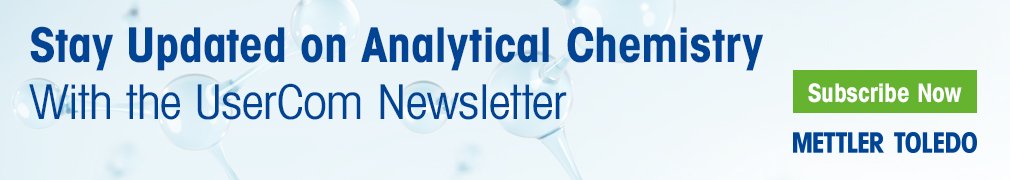 Analytical Chemistry UserCom Subscription Banner