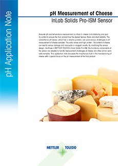 PH Measurement Of Cheese | METTLER TOLEDO