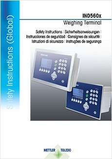 IND560x Safety Instructions - METTLER TOLEDO